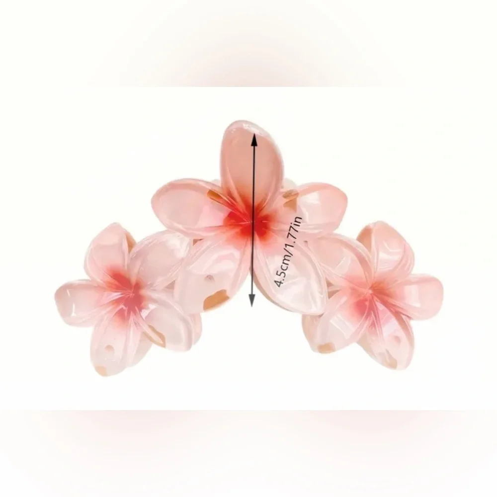 Pink & Hot Pink Hair Clip, New, Large - Picture 4 of 4